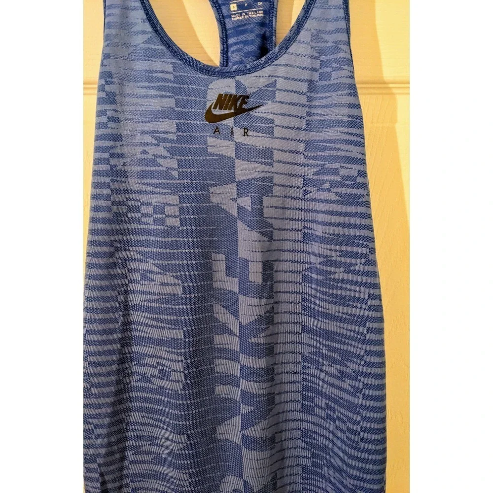 Nike Air Dri-FIT Running Tank Top Racerback‎ Athletic Blue Small